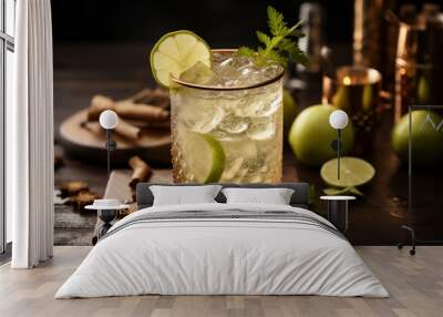 Ginger Apple Moscow Mule Wall mural