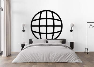 Globe Icons vector design  Wall mural