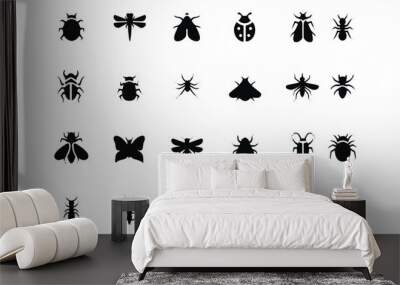 insect icons vector design  Wall mural