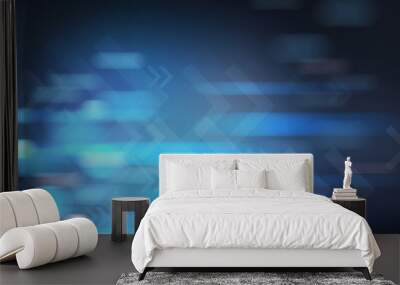 abstract blue background Wall mural