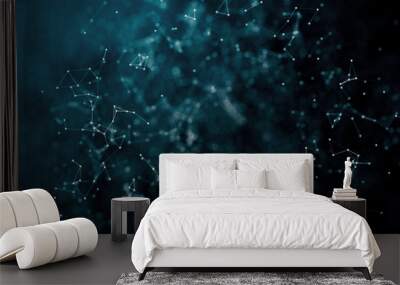 Abstract polygonal background Wall mural