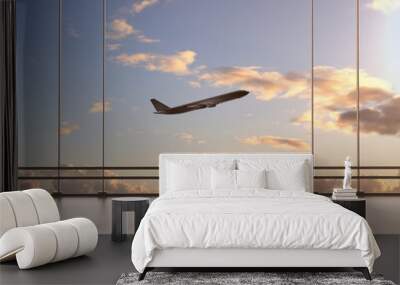 airport with window Wall mural