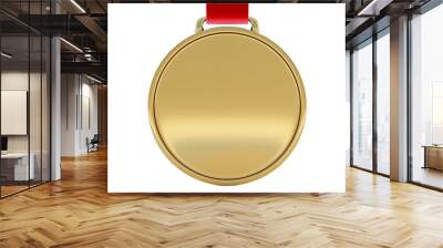 Blank golden medal Wall mural