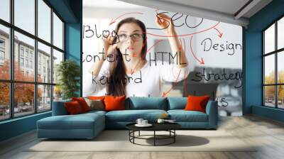 Blog concept Wall mural