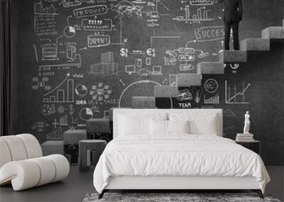 business scheme Wall mural