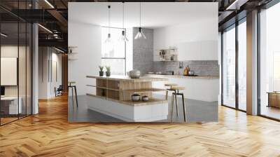 Clean kitchen interior Wall mural