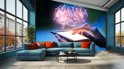 Communication concept Wall mural