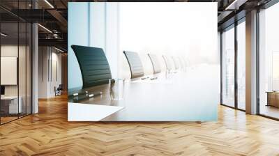 Conference table closeup Wall mural