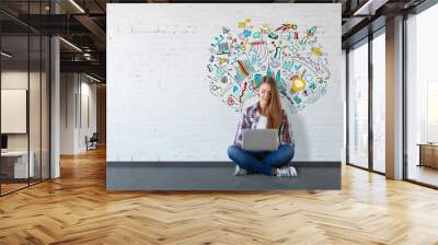 Education concept Wall mural