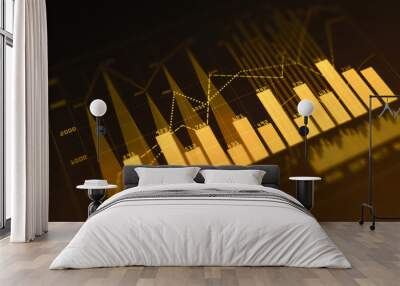 Finance concept Wall mural