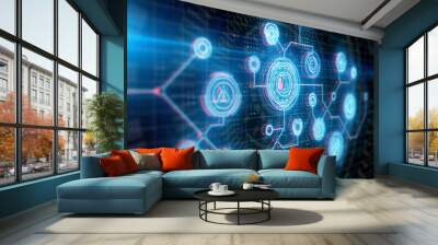 Future and innovation concept Wall mural