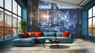 Hologram concept Wall mural