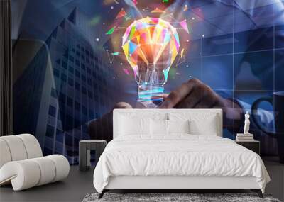 Idea and technology concept Wall mural