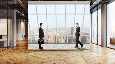 two businessman Wall mural