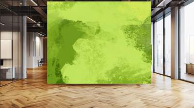 Abstract grunge green background ,earthy, earth day  Wall mural