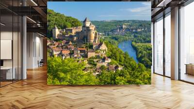 Chateau de Castelnaud, Castelnaud, Dordogne, Aquitaine, France Wall mural