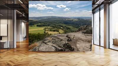 Ausblick von der Milseburg Wall mural