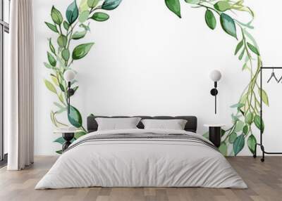 green laurel wreath Wall mural