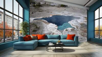 Old Faithful and Upper Geyser Basin - Yellowstone National Park Wall mural