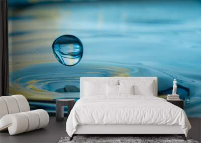 water drop splash Wall mural