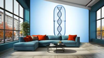 Transparente Tablette mit DNA Wall mural