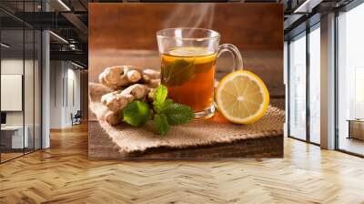 ginger tea Wall mural