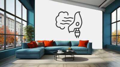 Nebulizer vector icon illustration sign Wall mural