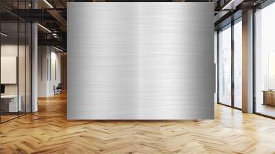 texture of brushed steel plate Wall mural