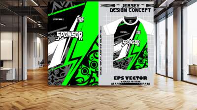 Vector mock up background for sports jerseys race jerseys running shirts jersey designs for sublimation Wall mural