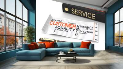 customer service concep Wall mural