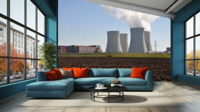 Nuclear power plant Temelin in Czech Republic Europe Wall mural