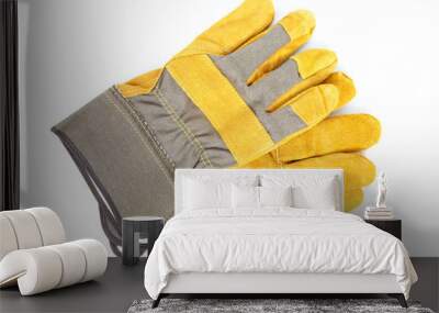 Leather gloves Wall mural