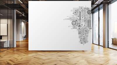 new technology that is born from creativity. Wall mural