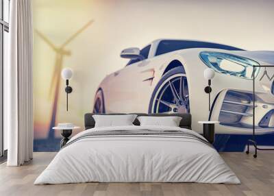 sport car scene. Wall mural