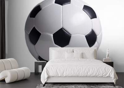 footbal, soccer ball isolated on the white background Wall mural