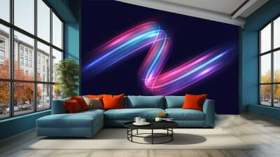 Modern abstract high-speed motion effect. Futuristic dynamic motion technology. Motion pattern for banner or poster design background idea. Vector eps10. Wall mural