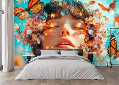 Spring Dreams. Wall mural