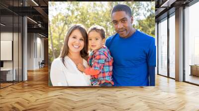 Multi cultural family Wall mural