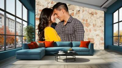 Young couple Wall mural