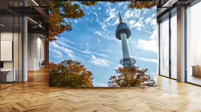 N Seoul Tower Wall mural