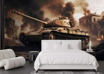 tank Wall mural