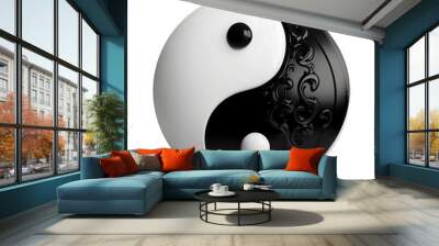 yin yang symbol Wall mural