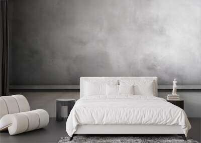 Gray wall and floor background Wall mural