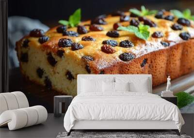 raisin cake Wall mural