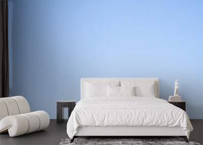 Gradient light blue sky background. Wallpaper and backdrop concept Wall mural