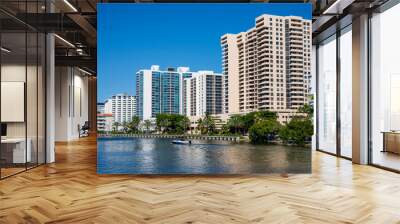 downtown city state in Miami Beach Wall mural