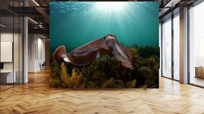 Australian Giant Cuttlefish migration Wall mural