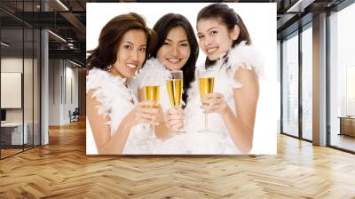 champagne girls #2 Wall mural