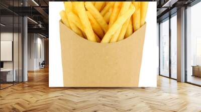 French Fries In A Cardboard Scoop Wall mural