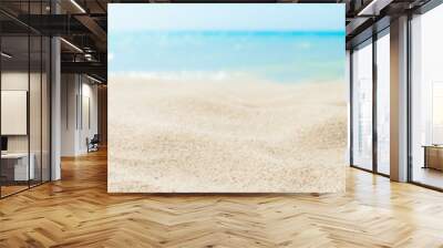 Sand Water And Sky Banner Wall mural